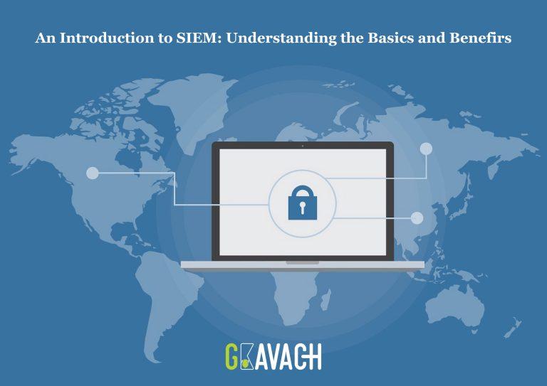A visual representation of a SIEM system monitoring and analyzing data from multiple sources in a network for potential security threats.